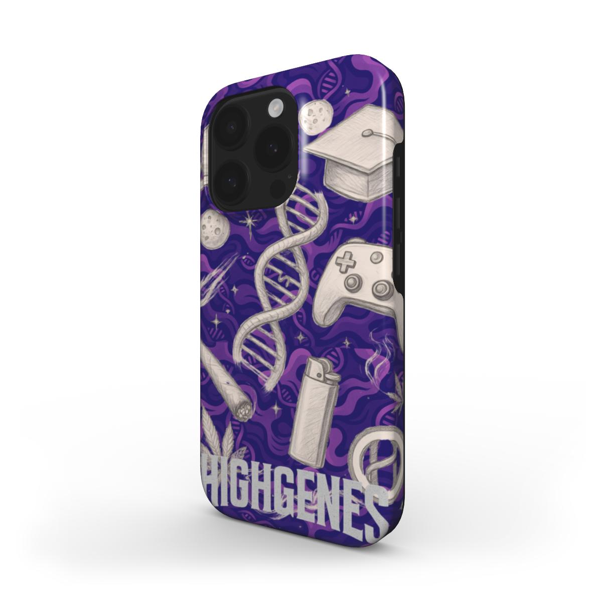 HG PURPLE CAMO "Under The Spotlight" MagSafe Tough Phone Case(iPhone)