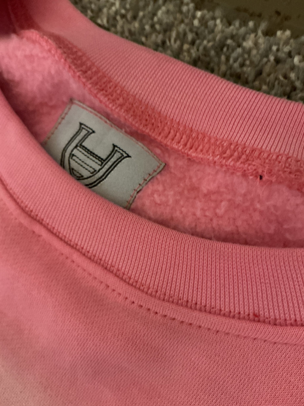 HIGHGENES "Chenille/Denim logo" Set (Pink)