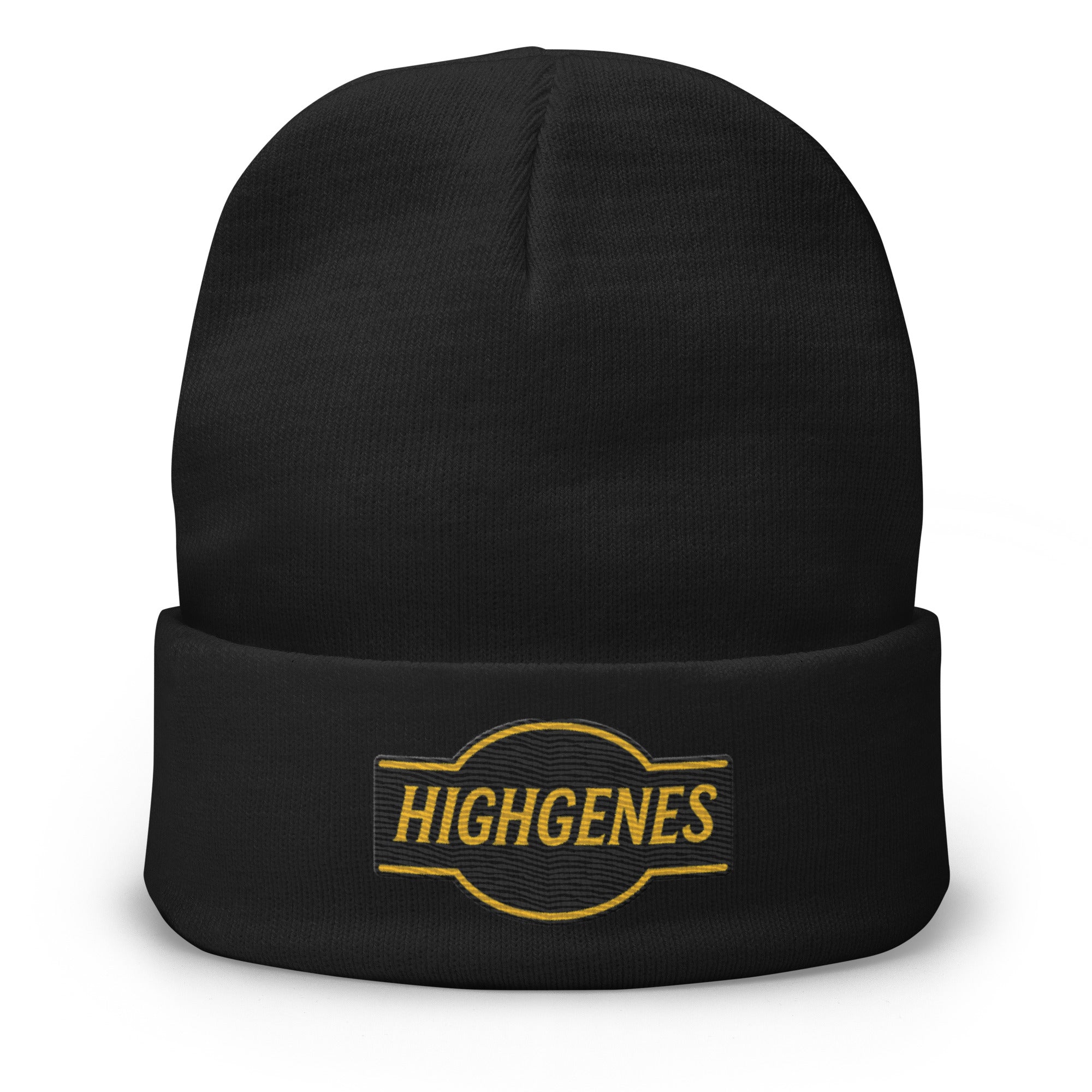 Yellow Highgenes Stamp'd Beanie